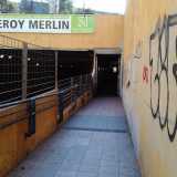 L'ingresso del tunnel di sinistra, quello che porta su via Brigata Regina 